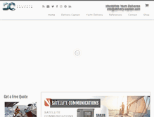 Tablet Screenshot of delivery-captain.com